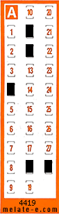 Volante ganador del sorteo 4419 de Chispazo