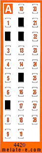 Volante ganador del sorteo 4420 de Chispazo