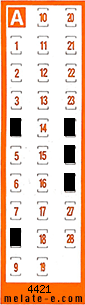 Volante ganador del sorteo 4421 de Chispazo