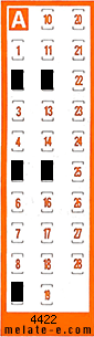 Volante ganador del sorteo 4422 de Chispazo