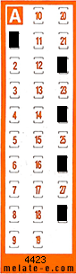 Volante ganador del sorteo 4423 de Chispazo