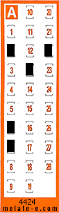 Volante ganador del sorteo 4424 de Chispazo
