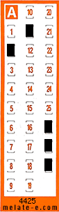 Volante ganador del sorteo 4425 de Chispazo