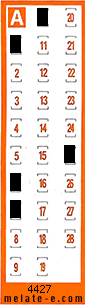 Volante ganador del sorteo 4427 de Chispazo