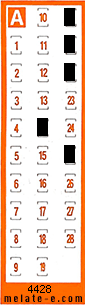 Volante ganador del sorteo 4428 de Chispazo