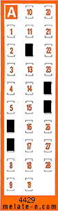 Volante ganador del sorteo 4429 de Chispazo