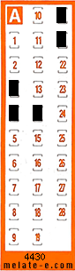 Volante ganador del sorteo 4430 de Chispazo