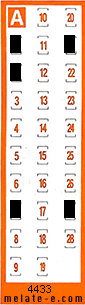 Volante ganador del sorteo 4433 de Chispazo