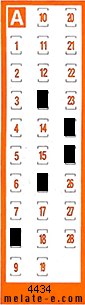 Volante ganador del sorteo 4434 de Chispazo