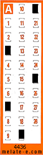 Volante ganador del sorteo 4436 de Chispazo