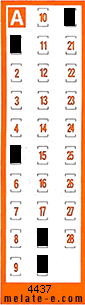 Volante ganador del sorteo 4437 de Chispazo