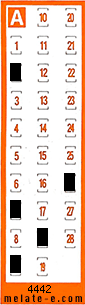 Volante ganador del sorteo 4442 de Chispazo