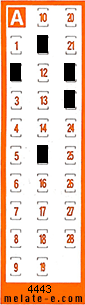 Volante ganador del sorteo 4443 de Chispazo