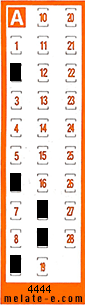 Volante ganador del sorteo 4444 de Chispazo