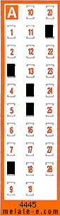Volante ganador del sorteo 4445 de Chispazo