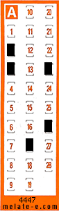 Volante ganador del sorteo 4447 de Chispazo