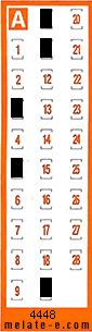 Volante ganador del sorteo 4448 de Chispazo