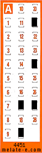 Volante ganador del sorteo 4451 de Chispazo