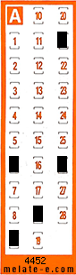 Volante ganador del sorteo 4452 de Chispazo
