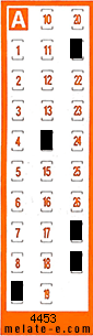 Volante ganador del sorteo 4453 de Chispazo