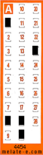 Volante ganador del sorteo 4454 de Chispazo