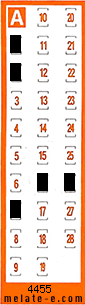 Volante ganador del sorteo 4455 de Chispazo