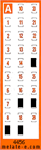 Volante ganador del sorteo 4456 de Chispazo