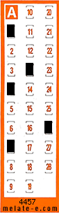 Volante ganador del sorteo 4457 de Chispazo