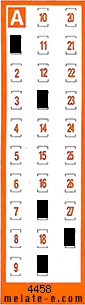 Volante ganador del sorteo 4458 de Chispazo
