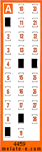 Volante ganador del sorteo 4459 de Chispazo