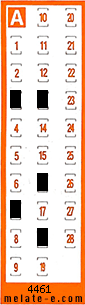 Volante ganador del sorteo 4461 de Chispazo