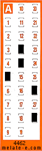 Volante ganador del sorteo 4462 de Chispazo