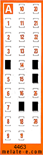 Volante ganador del sorteo 4463 de Chispazo