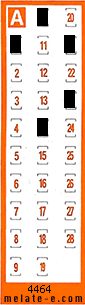 Volante ganador del sorteo 4464 de Chispazo