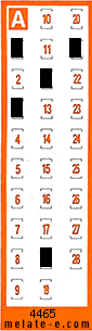 Volante ganador del sorteo 4465 de Chispazo