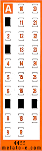 Volante ganador del sorteo 4466 de Chispazo