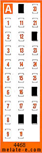 Volante ganador del sorteo 4468 de Chispazo