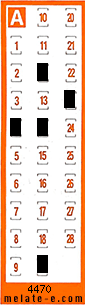 Volante ganador del sorteo 4470 de Chispazo