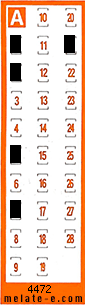 Volante ganador del sorteo 4472 de Chispazo