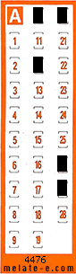 Volante ganador del sorteo 4476 de Chispazo