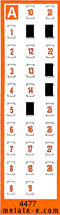 Volante ganador del sorteo 4477 de Chispazo