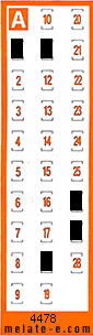Volante ganador del sorteo 4478 de Chispazo