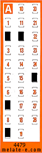 Volante ganador del sorteo 4479 de Chispazo