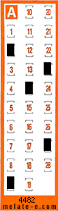 Volante ganador del sorteo 4482 de Chispazo
