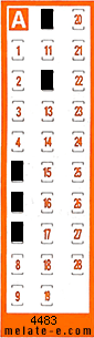 Volante ganador del sorteo 4483 de Chispazo