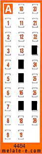 Volante ganador del sorteo 4484 de Chispazo