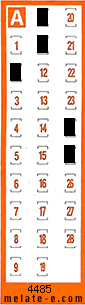 Volante ganador del sorteo 4485 de Chispazo