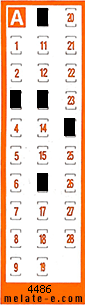Volante ganador del sorteo 4486 de Chispazo