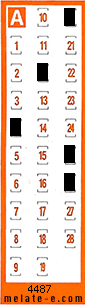 Volante ganador del sorteo 4487 de Chispazo