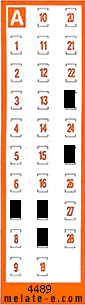 Volante ganador del sorteo 4489 de Chispazo